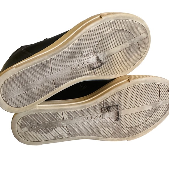 Aldo Black Wedge Sneaker Size 9 - Picture 12 of 12